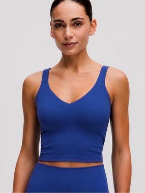 Lululemon Align Tank Top NWOT Size 2 Clubhouse Blue Crop